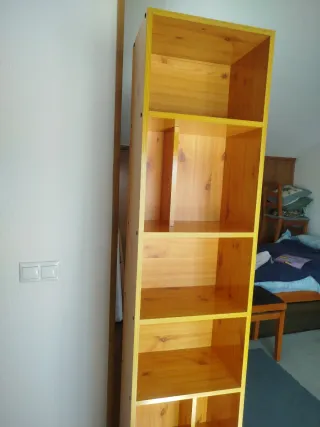 Estantería de madera 6 baldas