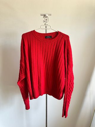 Jersey rojo de punto
