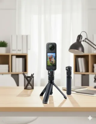 Treppiede rotante per Insta360 X3/X4/X5