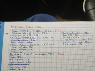 Lote 8 máquinas taller cerrajería profesional