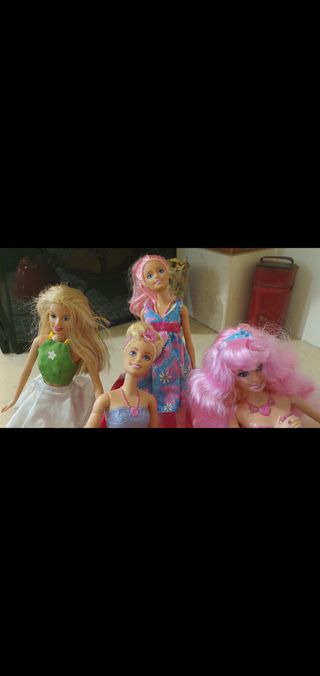 Lotto 5 Barbie Mattel