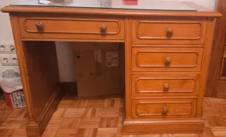 Escritorio de madera pino maciza