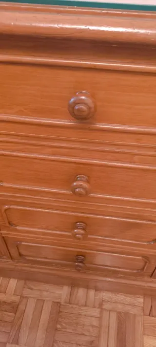 Escritorio de madera pino maciza