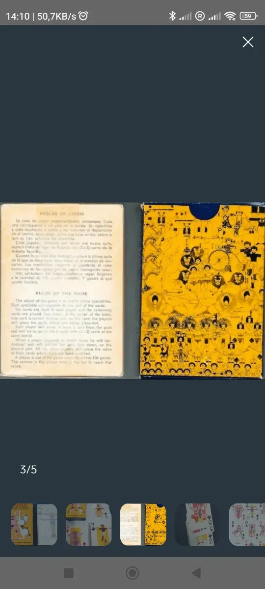 Cartas Bibaraja Benposta