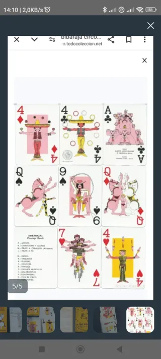 Cartas Bibaraja Benposta