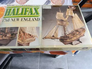 Maqueta Barco Halifax 1768 Wooden Kit