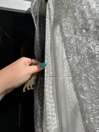 Puerta interior madera blanca