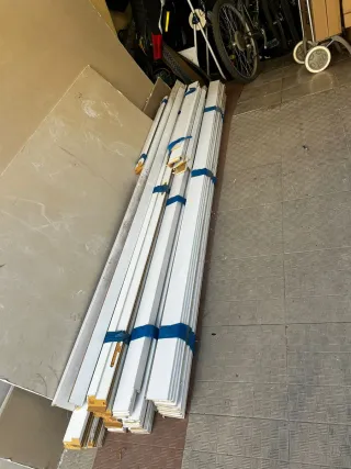 Puerta interior madera blanca