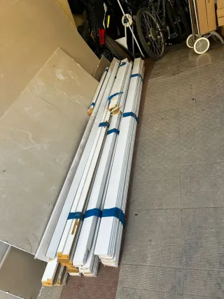 Puerta interior madera blanca