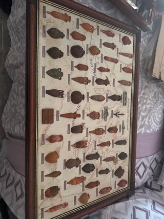 Cuadro de ánforas antiguas