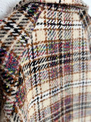 Abrigo Desigual cuadros multicolor