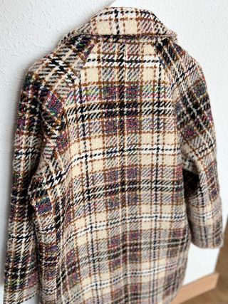 Abrigo Desigual cuadros multicolor