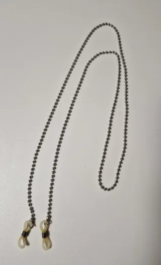 Set 2 Catenine Occhiali Oro Argento