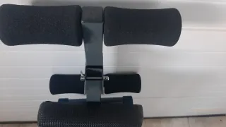 Set de mancuernas, pesas y Banco musculacion