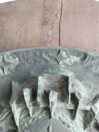 Bassorilievo Bronzo Cristo Corona Spine