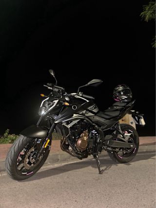 Moto 650cc Negra Limitada A2