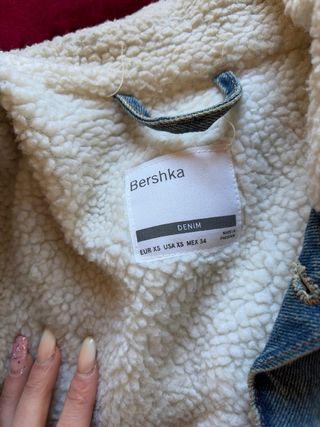 Chaqueta vaquera forrada piel borrego