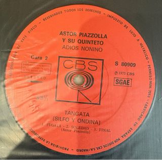 Vinilo Astor Piazzolla - Adios Nonino