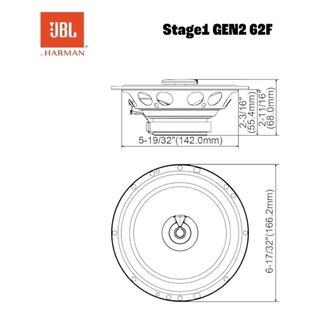 Altavoces JBL Stage1 62F Gen2