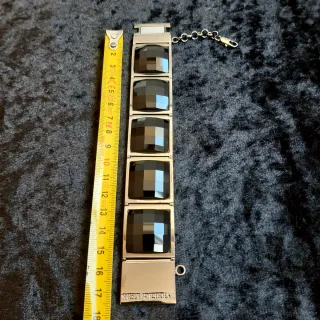 Pulsera Dyrberg/Kern Plata y Negro