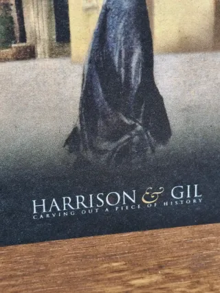 Espejo Harrison & Gil tallado hojas.