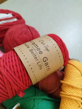 Lote Hilos Macramé Colores