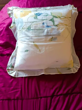 Cojín decorativo floral