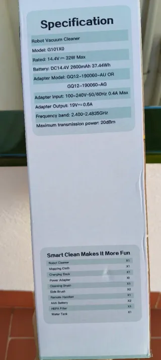 Robot Aspirador G101X0