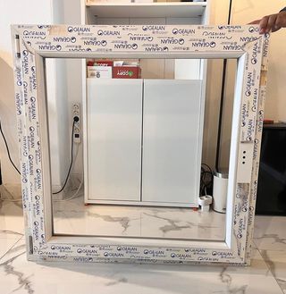 Ventana PVC GEALAN Blanco 100x100cm NUEVO