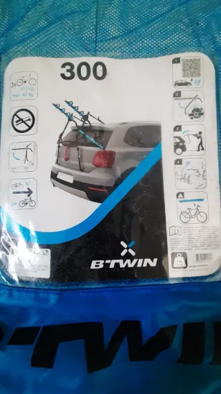 Portabicis B'TWIN 300 con Señal Homologada