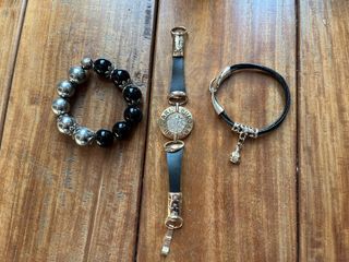 Lote 3 pulseras bisutería