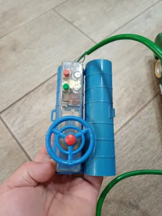 Coche Policía con mando.Policia autopista.Capitan.