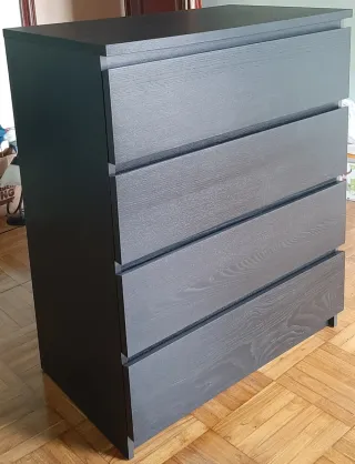 Cómoda 4 cajones Wengué Ikea