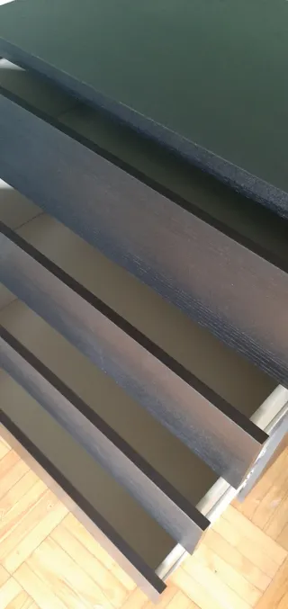 Cómoda 4 cajones Wengué Ikea