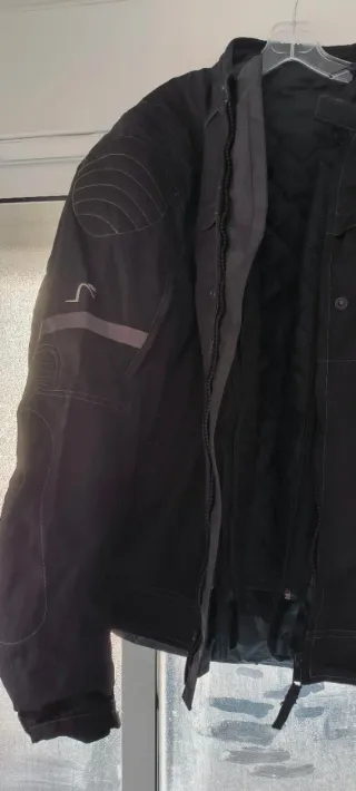 Chaqueta moto talla grande