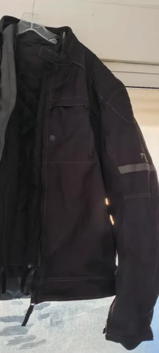 Chaqueta moto talla grande