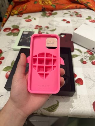 Cover Versace iPhone 12 / 12 Pro Rosa