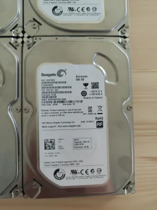 4 Discos Duros Seagate 500GB