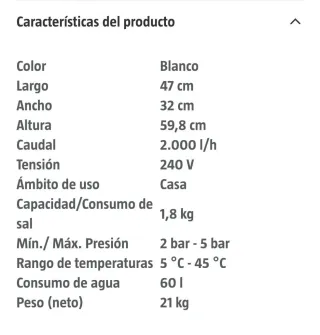 Descalcificador Ceramic Pilot 2.0 Bb Ag