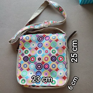 Bolso bandolera extensible multicolor