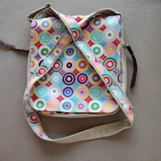 Bolso bandolera extensible multicolor