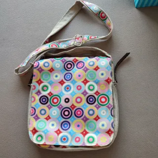 Bolso bandolera extensible multicolor