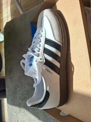 Zapatillas Adidas Samba Blancas y Negras