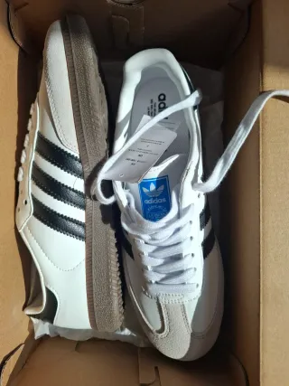 Zapatillas Adidas Samba Blancas y Negras