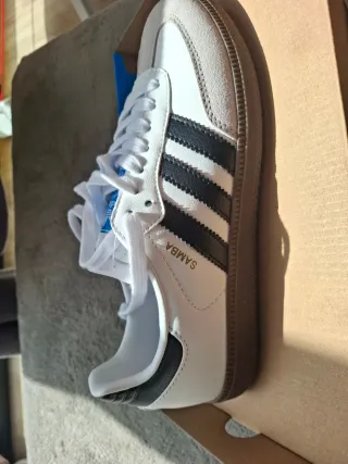 Zapatillas Adidas Samba Blancas y Negras