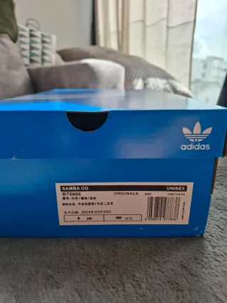 Zapatillas Adidas Samba Blancas y Negras