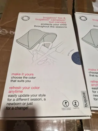 Capota bugaboo FOX Azul melange Nueva