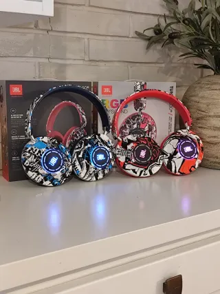 Pack 2 Cascos JBL RGB TUNE JB630 NC (Rojo y azul)