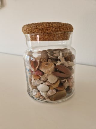 Vaso decorativo con ricordi di mare