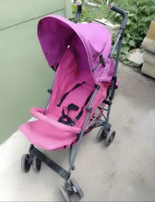 Carrito de paseo rosa